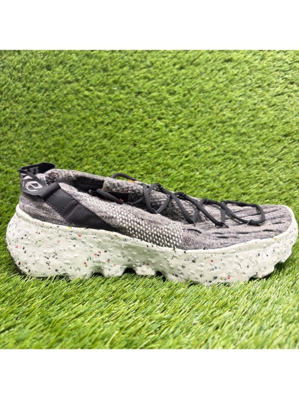 Nike Space Hippie 04 Womens Size 10.5 Gray Black Athletic Running Shoes Sneakers